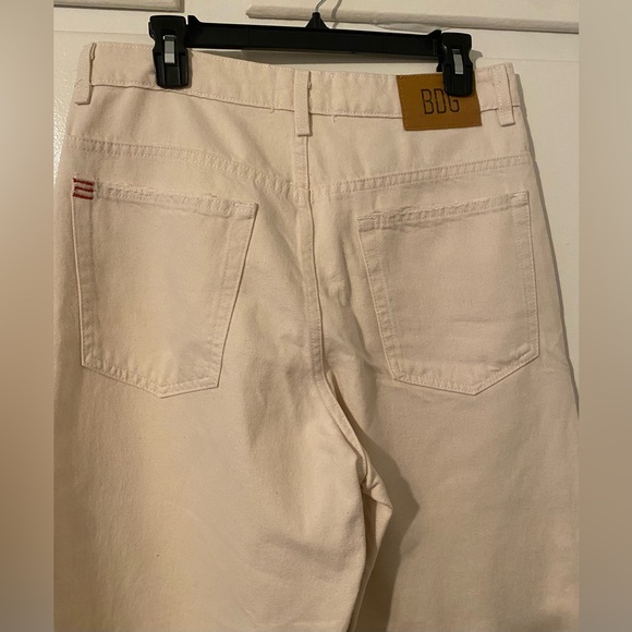 BDG Light Cream Wide Leg Jeans - Picture 9 of 9